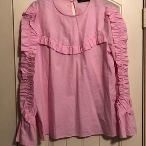 Zara pink top